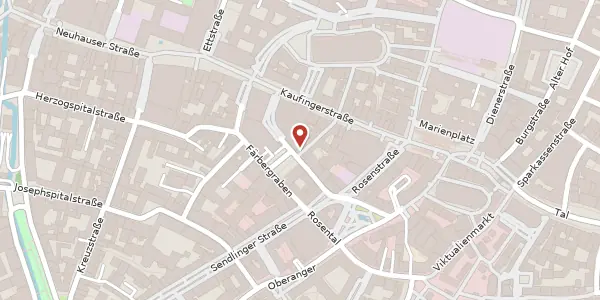 Karte der Umgebung von Fürstenfelder Str. 5, 80331 München