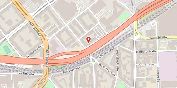 Karte der Umgebung von Dammstraße 18, 67059 Ludwigshafen am Rhein