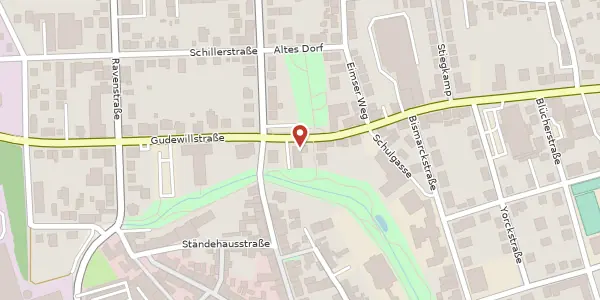 Karte der Umgebung von Hildesheimer Straße 1A, 31061 Alfeld
