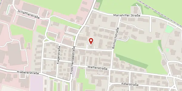 Karte der Umgebung von Werkmeisterstr. 10, 87629 Füssen