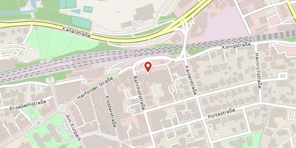 Karte der Umgebung von Königstr. 1, 32545 Bad Oeynhausen