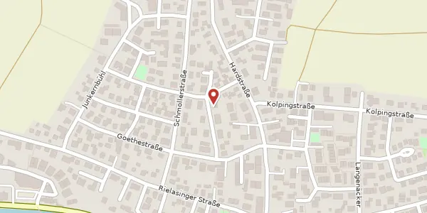 Karte der Umgebung von Hohentwielstraße 8, 78239 Rielasingen-Worblingen
