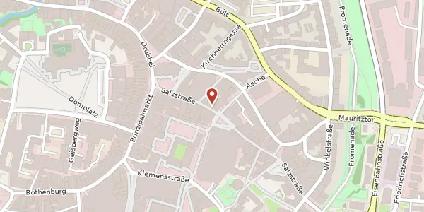 Karte der Umgebung von Salzstr. 8, 48143 Münster