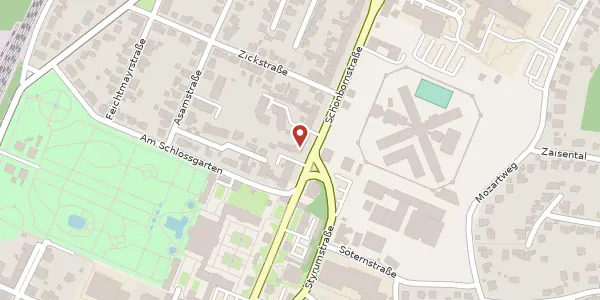 Karte der Umgebung von Schönbornstraße 21, 76646 Bruchsal