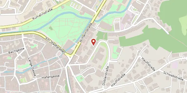 Karte der Umgebung von Doblerstraße 15, 72074 Tübingen