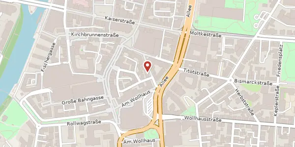Karte der Umgebung von Klarastraße 10, 74072 Heilbronn