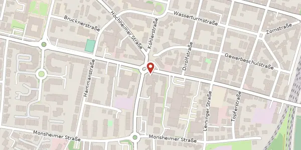 Karte der Umgebung von Alzeyer Straße 39, 67549 Worms
