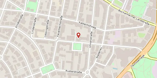 Karte der Umgebung von Guiollettstr. 48, 60325 Frankfurt