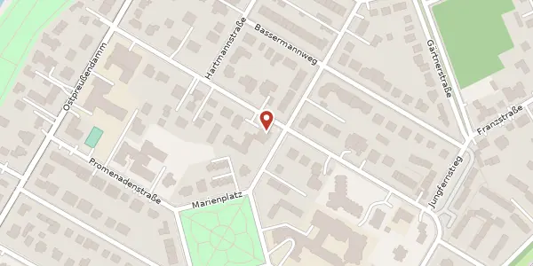 Karte der Umgebung von Boothstraße 23, 12207 Berlin