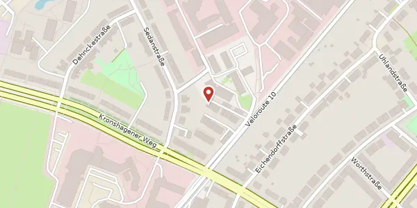 Karte der Umgebung von Max-Giese-Straße 21, 24116 Kiel