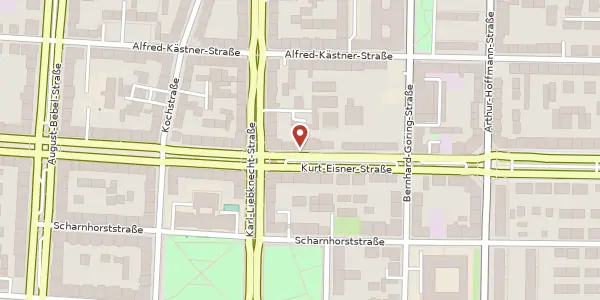 Karte der Umgebung von Kurt-Eisner-Straße 43, 04275 Leipzig