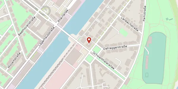 Karte der Umgebung von Schwanthalerallee 24, 67061 Ludwigshafen am Rhein