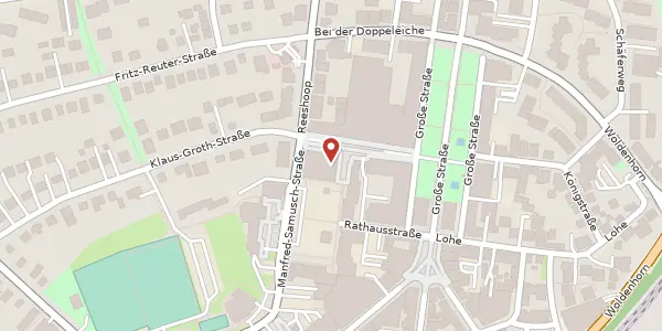 Karte der Umgebung von Rathausplatz 9, 22926 Ahrensburg