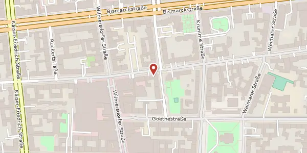 Karte der Umgebung von Schillerstraße 85, 10627 Berlin