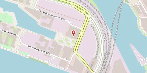 Karte der Umgebung von Amerigo-Vespucci-Platz 1, 20457 Hamburg