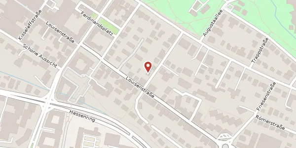 Karte der Umgebung von Wilhelm-Meister-Str. 2, 61348 Bad Homburg