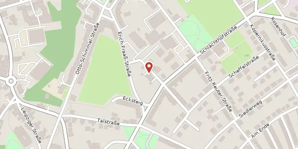 Karte der Umgebung von Lessingstraße 6, 08371 Glauchau