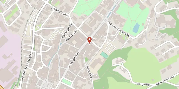 Karte der Umgebung von Ludwigstr. 20, 83435 Bad Reichenhall