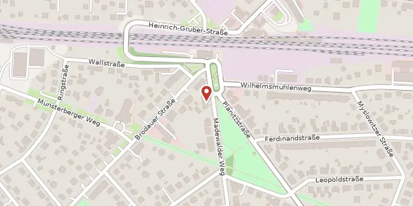 Karte der Umgebung von Mädewalder Weg 61-63, 12621 Berlin