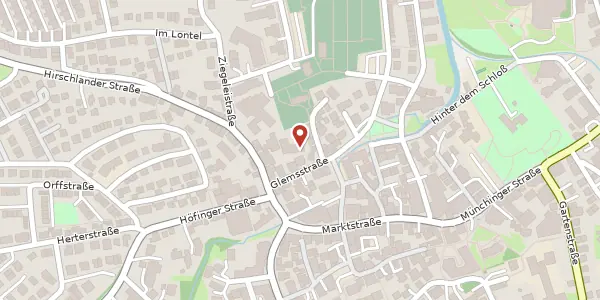 Karte der Umgebung von Glemsstraße 9, 71254 Ditzingen