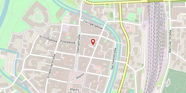 Karte der Umgebung von Wettiner Straße 6, 98617 Meiningen