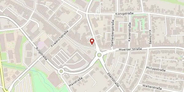 Karte der Umgebung von Moerser Str. 299, 47475 Kamp-Lintfort