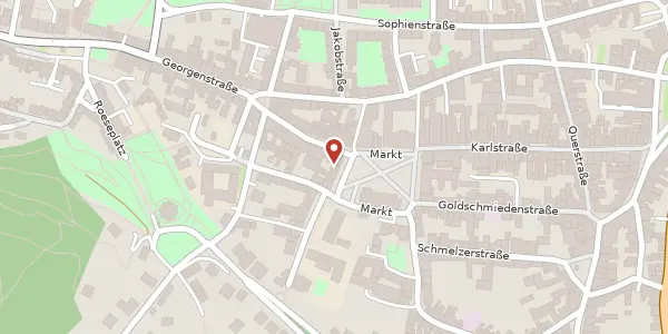 Karte der Umgebung von Markt 20, 99817 Eisenach
