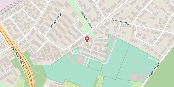 Karte der Umgebung von Sep-Ruf-Str. 10, 90480 Nürnberg