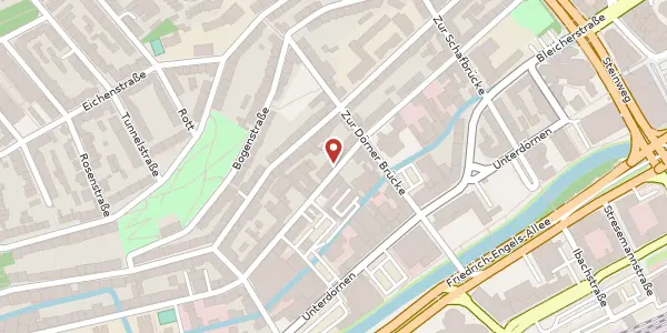 Karte der Umgebung von Oberdörnen 69, 42283 Wuppertal