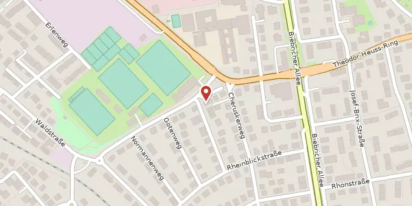 Karte der Umgebung von Steinberger Str. 33, 65187 Wiesbaden