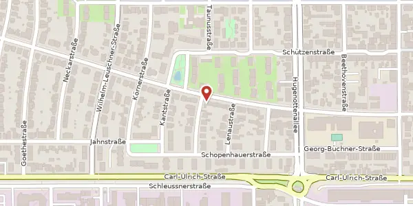 Karte der Umgebung von Gartenstr. 116, 63263 Neu-Isenburg
