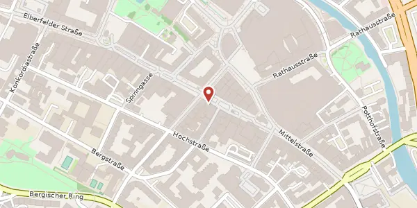 Karte der Umgebung von Elberfelder Str. 19-21, 58095 Hagen