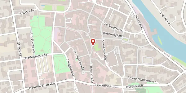 Karte der Umgebung von Fischersteige 6, 87435 Kempten