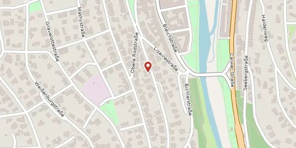 Karte der Umgebung von Lameystr. 50, 75173 Pforzheim