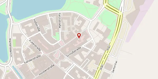 Karte der Umgebung von Dänische Straße 30 - 32, 24103 Kiel