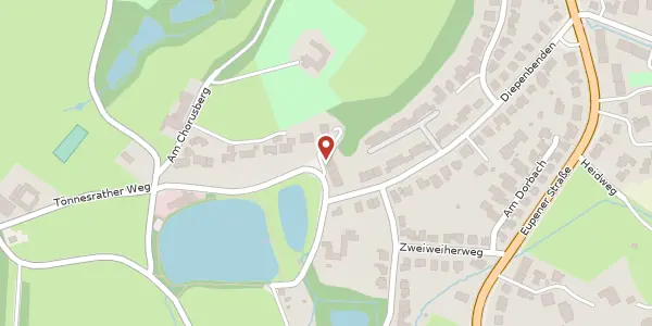Karte der Umgebung von Diepenbenden 52, 52076 Aachen