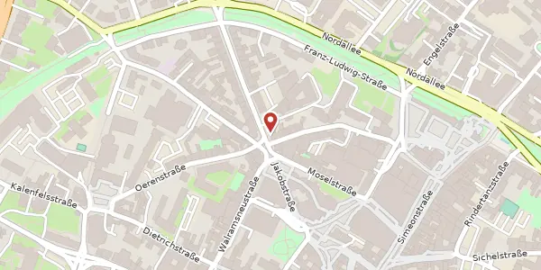 Karte der Umgebung von Bruchhausenstraße 23, 54290 Trier