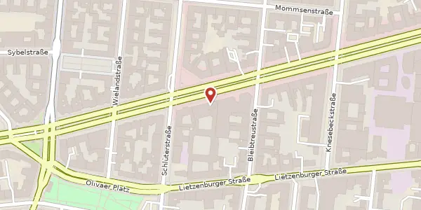 Karte der Umgebung von Kurfürstendamm 194, 10707 Berlin