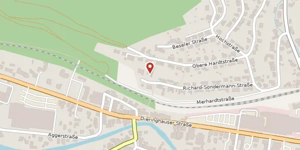 Karte der Umgebung von Richard-Sondermann-Str. 28, 51645 Gummersbach
