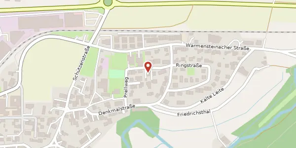 Karte der Umgebung von Prellweg 3, 95448 Bayreuth