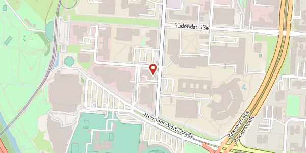Karte der Umgebung von Steinhäuserstraße 20, 76135 Karlsruhe