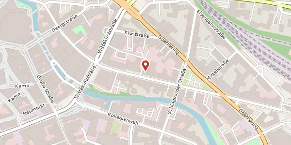 Karte der Umgebung von Möserstr. 27, 49074 Osnabrück