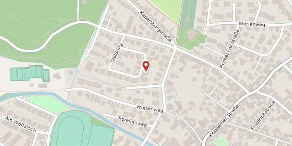 Karte der Umgebung von Waldring 24, 61381 Friedrichsdorf