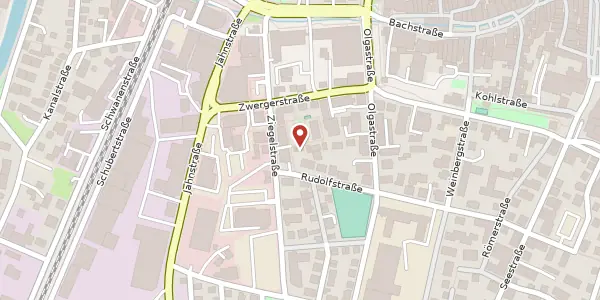 Karte der Umgebung von Rudolfstraße 38, 88214 Ravensburg