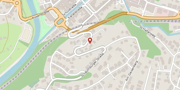 Karte der Umgebung von Schaumburger Str. 59, 65582 Diez