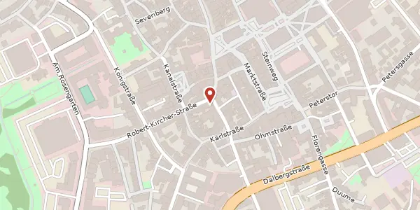 Karte der Umgebung von Mittelstraße 28-32, 36037 Fulda