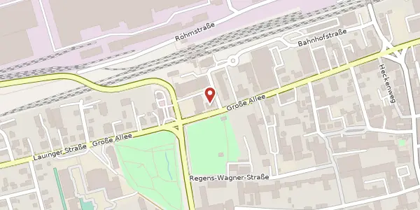 Karte der Umgebung von Große Allee 21, 89407 Dillingen