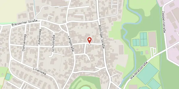 Karte der Umgebung von Stockbrunnenstraße 6, 79331 Teningen