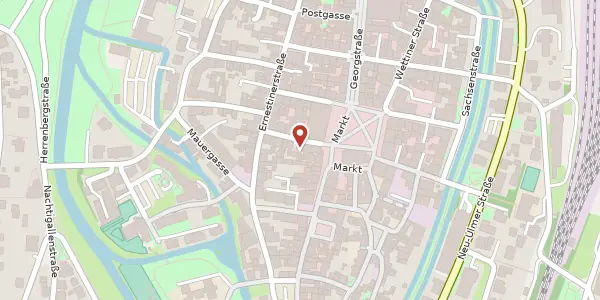 Karte der Umgebung von Schlundgasse 12, 98617 Meiningen