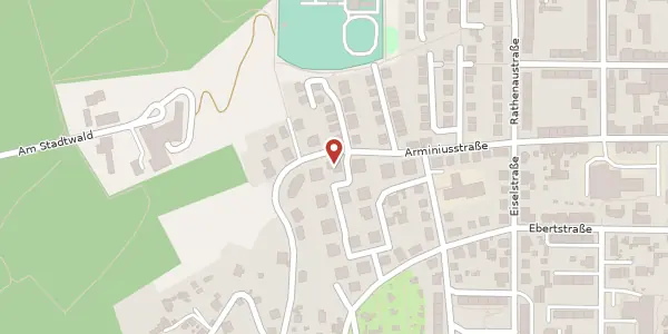Karte der Umgebung von Arminiusstraße 67, 07548 Gera